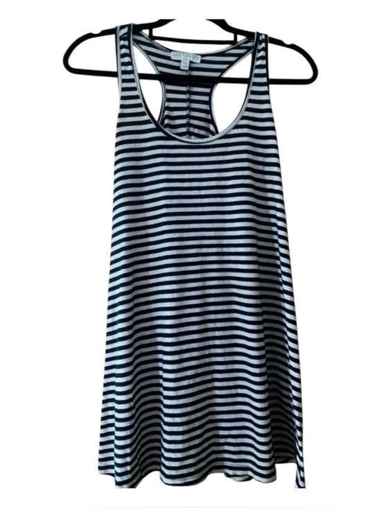 Cotton On Dresses & Skirts - Cotton On Striped Racerback Swing Dress Black White Trapeze Tank Dress Size S